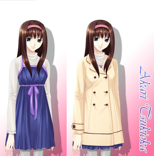 Akari Tsukioka from Your Memories Off: Girl's Style